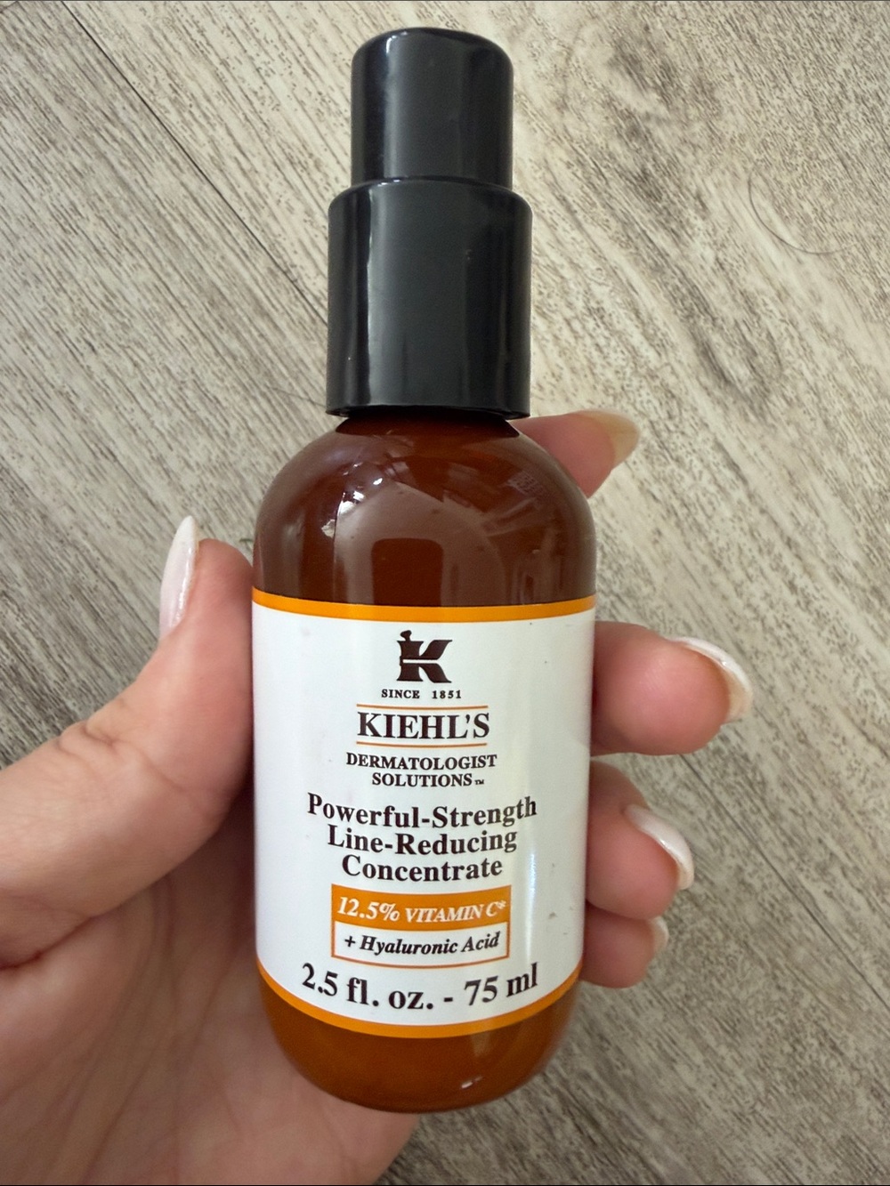 Kiehl's powerful strength line reducing concentrate $105 retail